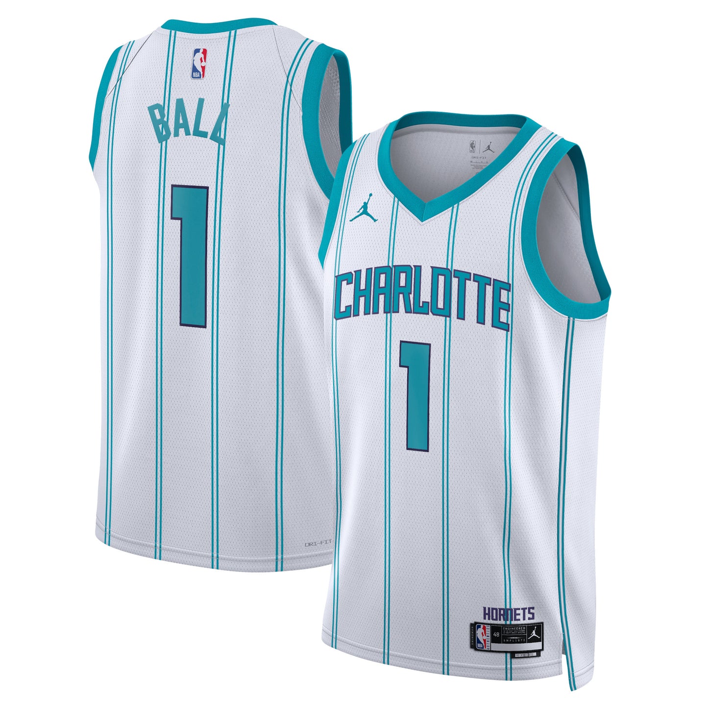 MAILLOT CHARLOTTE HORNETS - ASSOCIATION EDITION