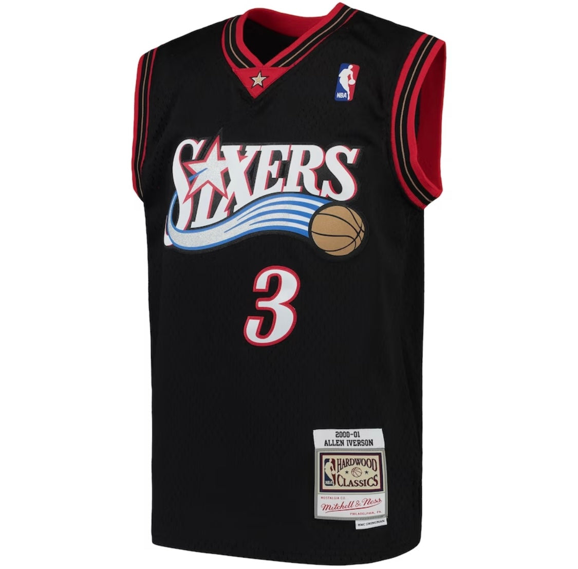 MAILLOT ALLEN IVERSON PHILADELPHIA 76ERS VINTAGE