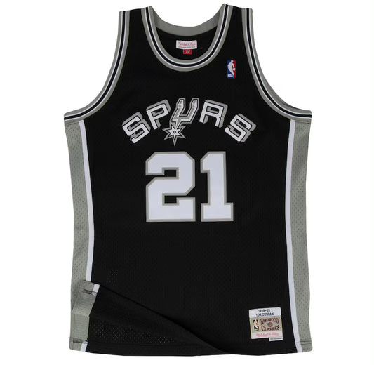 MAILLOT TIM DUNCAN SPURS VINTAGE