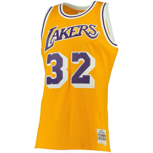 MAILLOT MAGIC JOHNSON LOS ANGELES LAKERS VINTAGE