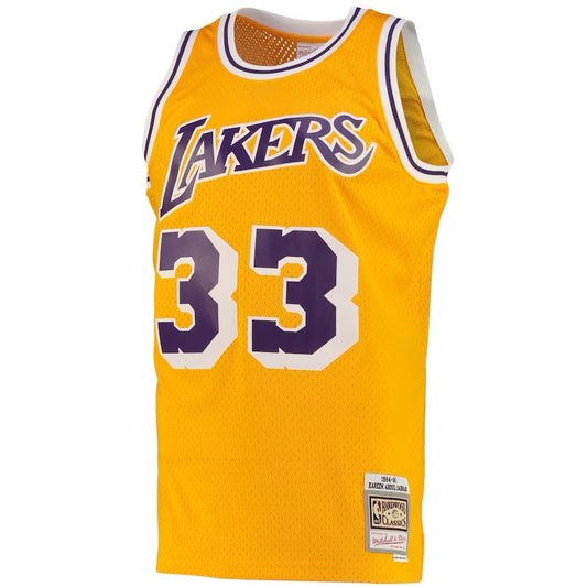 MAILLOT KAREEM ABDUL-JABBAR LOS ANGELES LAKERS VINTAGE