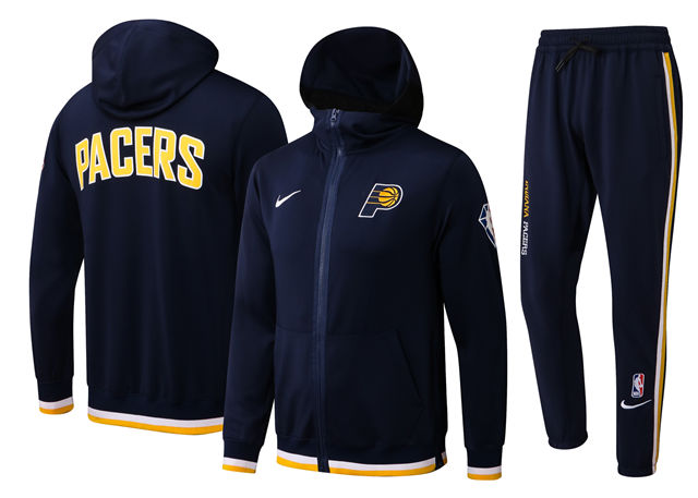 ENSEMBLE INDIANA PACERS (SURVÊTEMENT VESTE À CAPUCHE + PANTALON JOGGING)